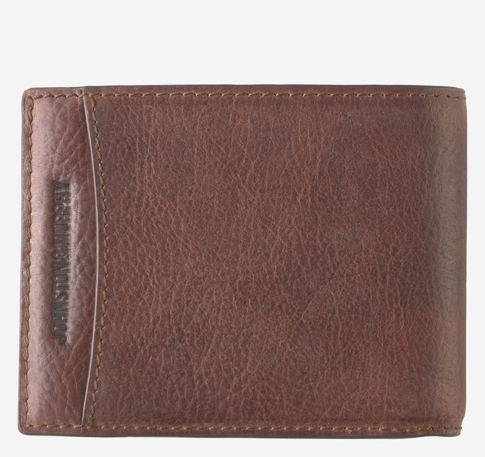 Johnston & Murphy Kingston Billfold Wallet Mahogany