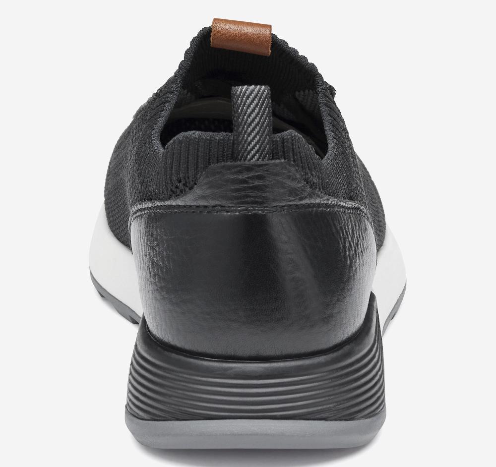 Johnston & Murphy Kinnon Knit Jogger Black Knit