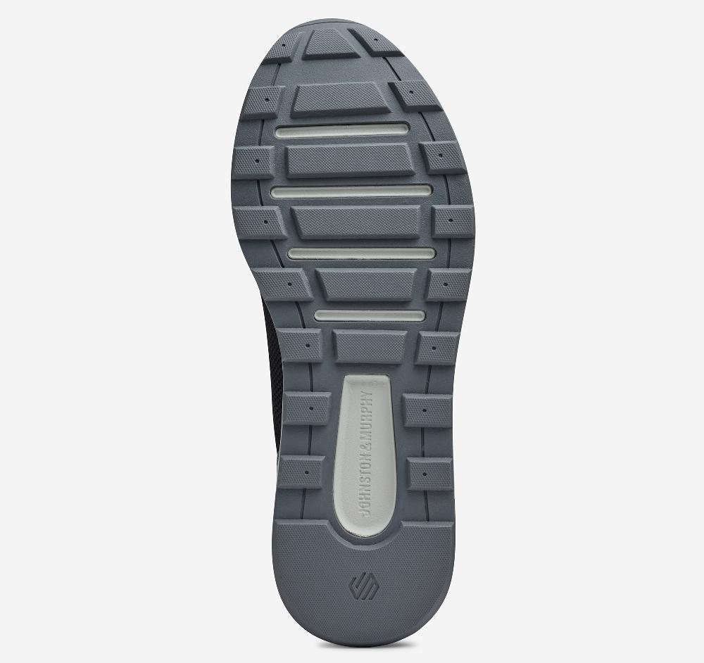 Johnston & Murphy Kinnon Knit Jogger Black Knit