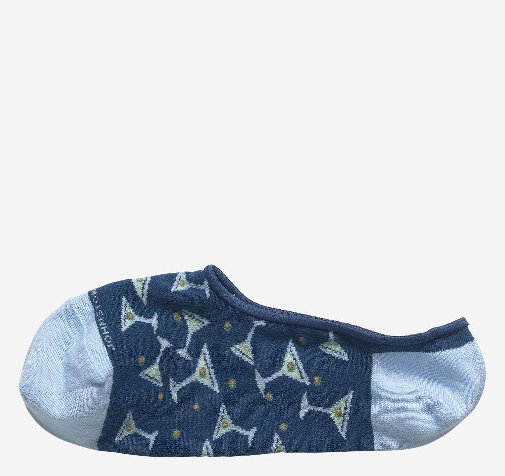 johnston & murphy Low-Cut Liner Socks Navy Martini