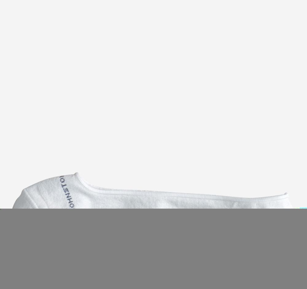 johnston & murphy Low Cut Liner Socks White