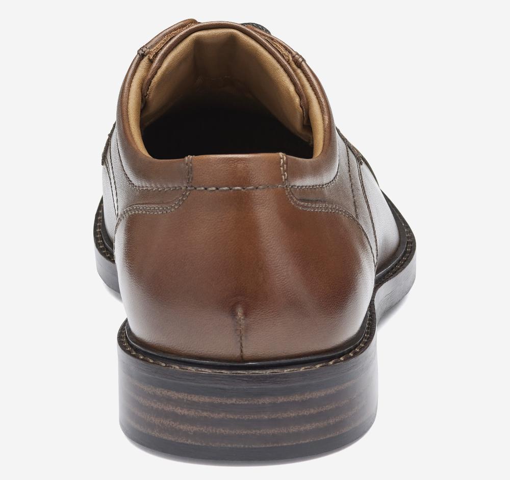 Johnston & Murphy Mason Cap Toe Tan Full Grain