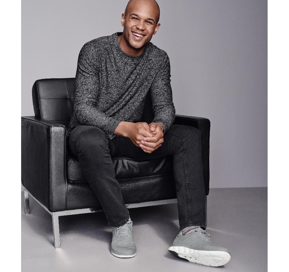 Johnston & Murphy Melange Pullover Black