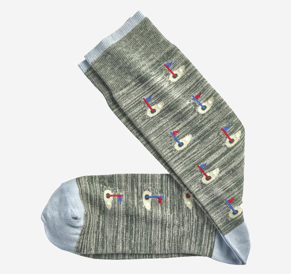 johnston & murphy Novelty Socks Green Golf