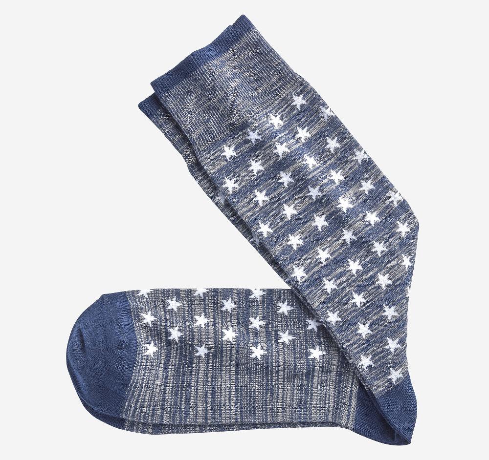 johnston & murphy Novelty Socks Navy Stars