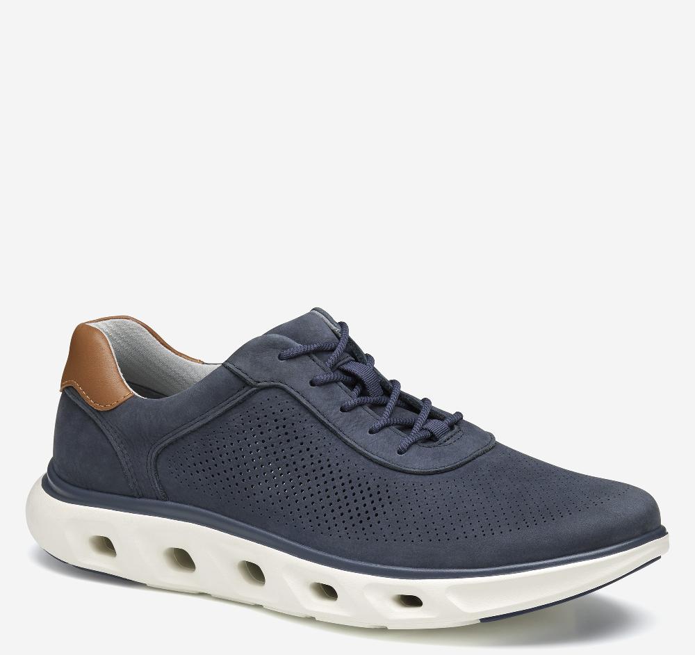 johnston & murphy Reactivate U-Throat Navy Nubuck