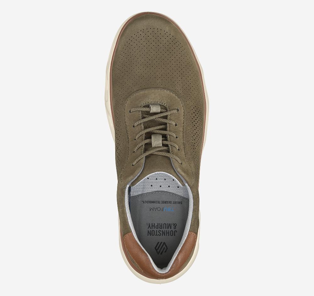 Johnston & Murphy Reactivate U-Throat Taupe Nubuck