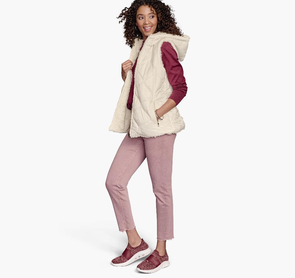 Johnston & Murphy Reversible Faux-Fur Vest Cream