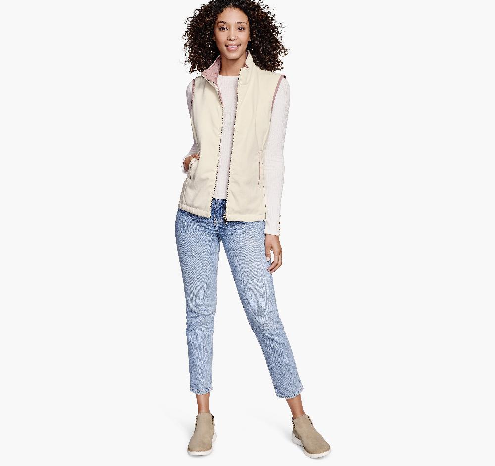 Johnston & Murphy Reversible Vest Blush/Cream