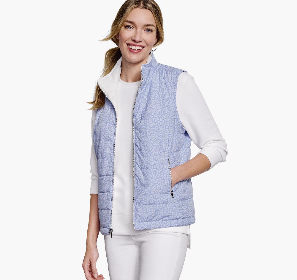 johnston & murphy Reversible Vest Violet/White