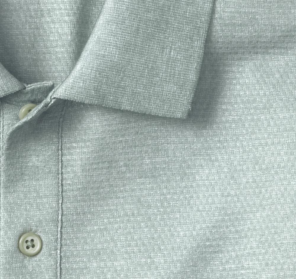 Johnston & Murphy Textured Print Polo Sage