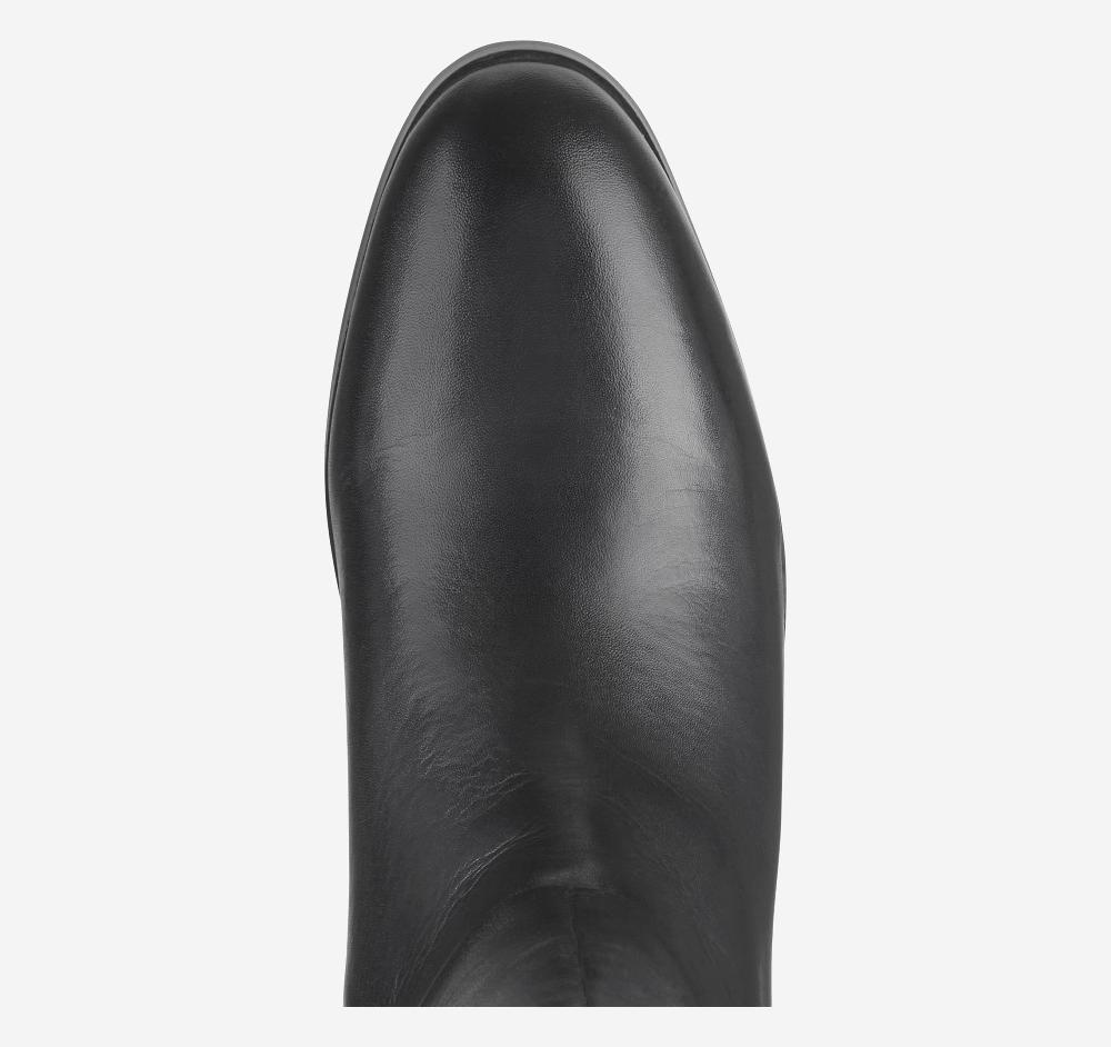 Johnston & Murphy Tinsley Riding Boot Black Calfskin