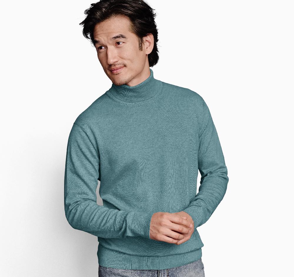 johnston & murphy Turtleneck Sweater Teal