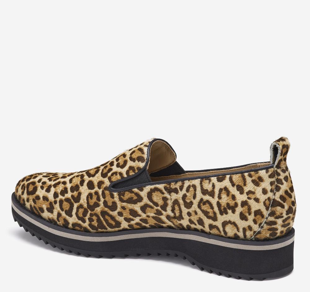 Johnston & Murphy Ulyssa Slip-On Leopard Haircalf