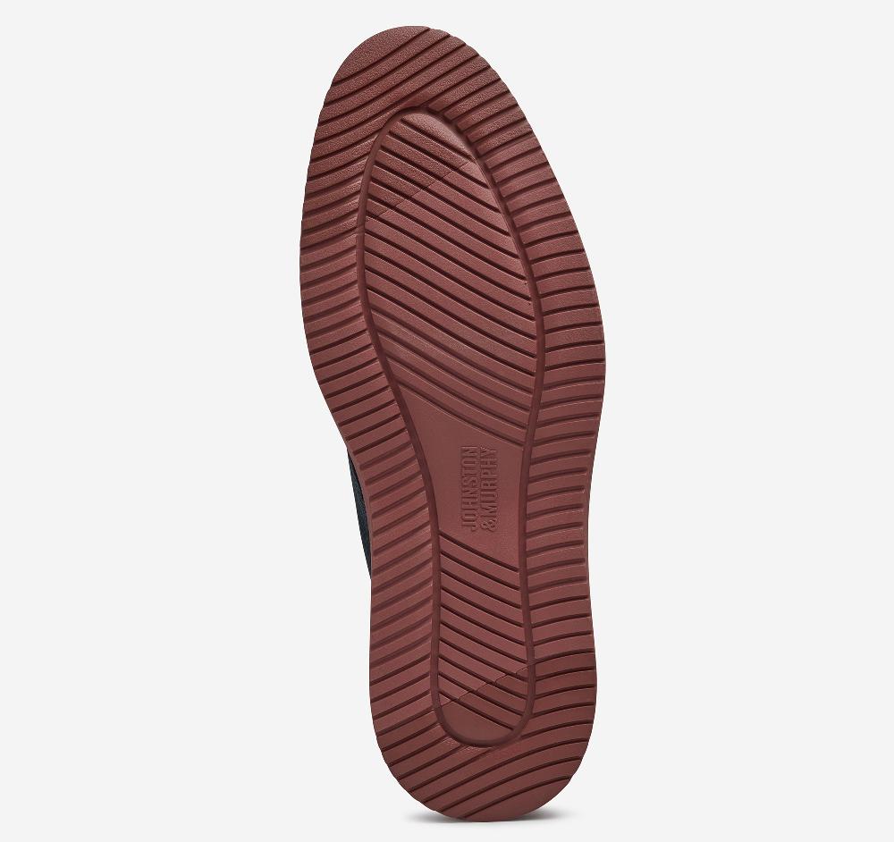 Johnston & Murphy Upton Chukka Navy Nubuck