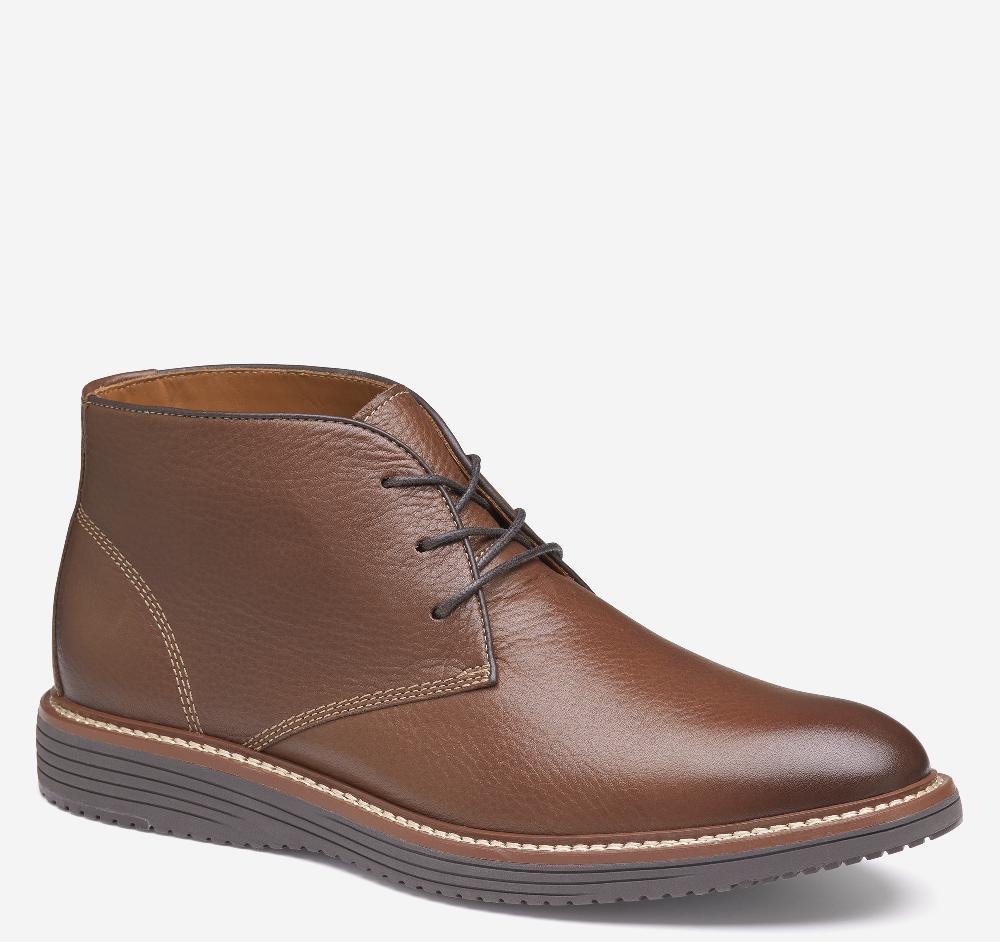 johnston & murphy Upton Chukka Tan Full Grain