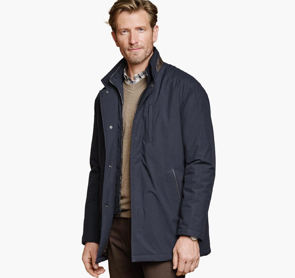 johnston & murphy Upton City Coat Navy