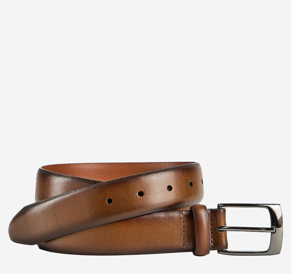 johnston & murphy Upton Dress Belt Tan