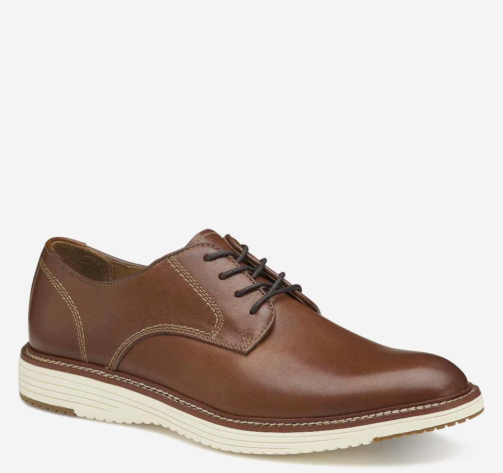 johnston & murphy Upton Plain Toe Tan Full Grain