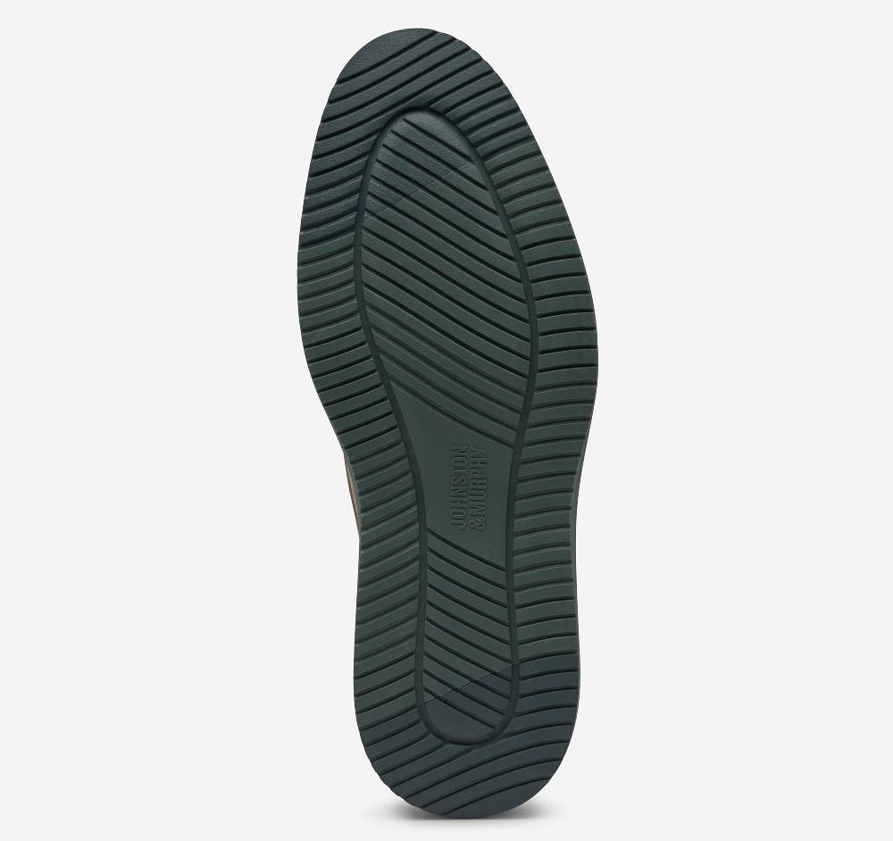 Johnston & Murphy Upton Plain Toe Taupe Nubuck