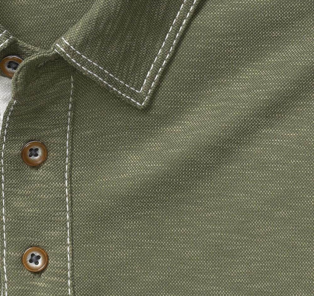 Johnston & Murphy Vintage Slub Polo Olive