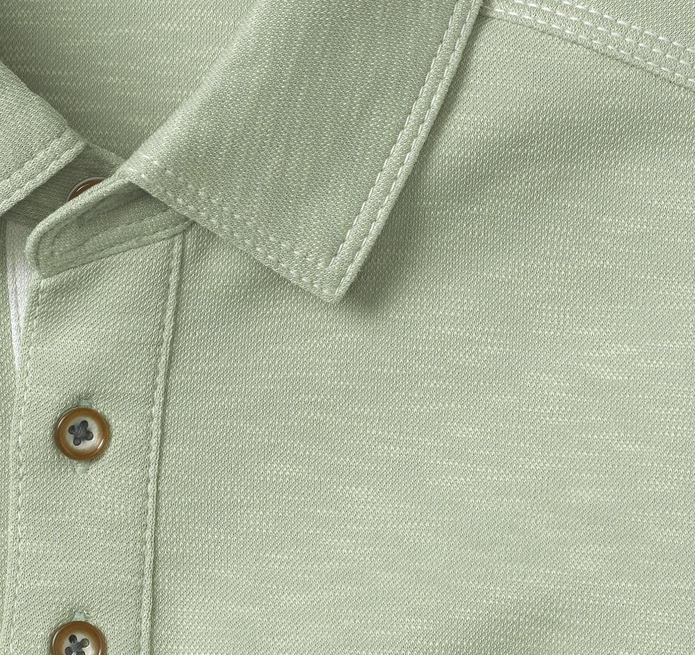 Johnston & Murphy Vintage Slub Polo Sage