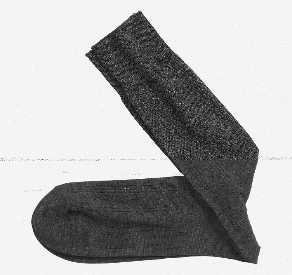johnston & murphy Wool Ribbed Socks Charcoal