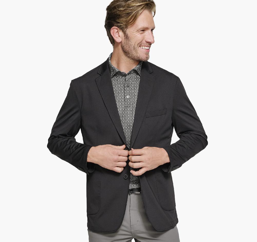 Johnston & Murphy XC Flex® Knit Blazer Black