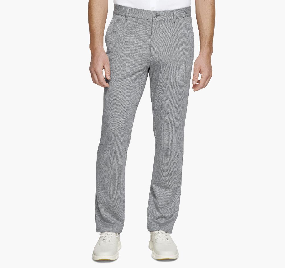 johnston & murphy XC Flex® Knit Pants Gray Twill