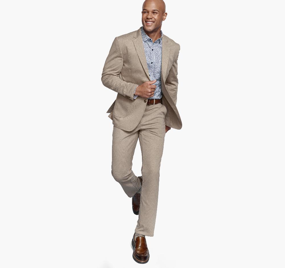 Johnston & Murphy XC Flex® Knit Pants Tan Twill