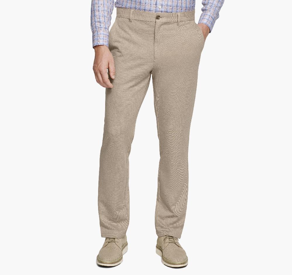 johnston & murphy XC Flex® Knit Pants Tan Twill