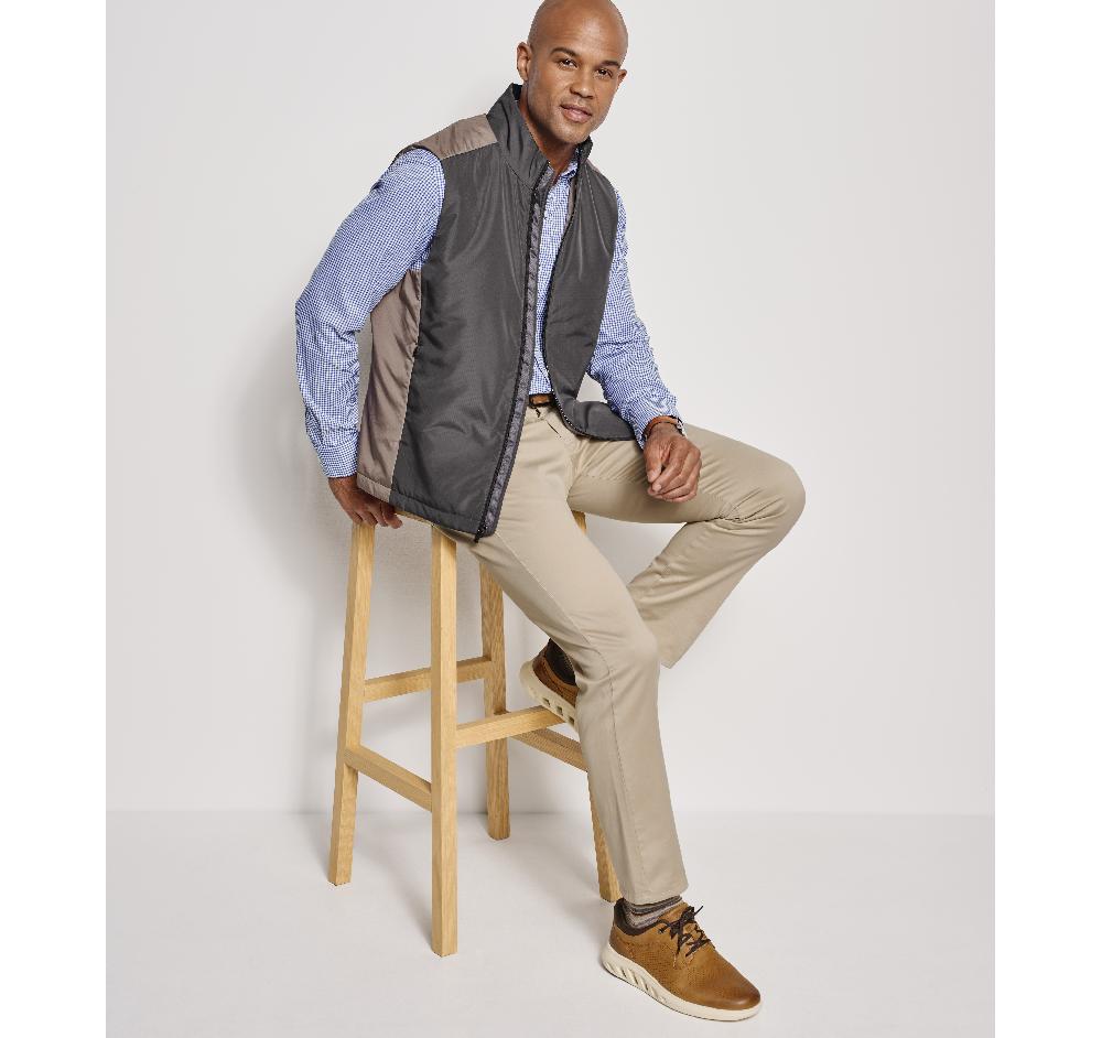 Johnston & Murphy XC4® Colorblock Vest Taupe