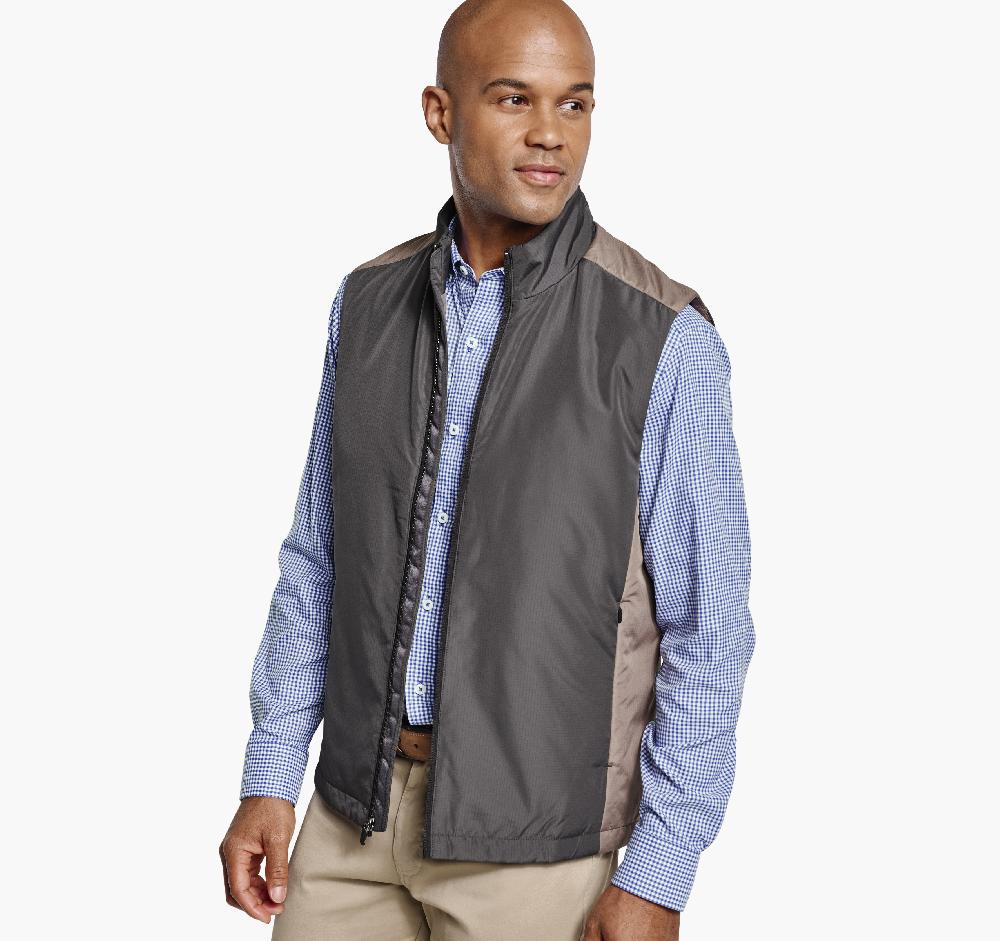 johnston & murphy XC4® Colorblock Vest Taupe