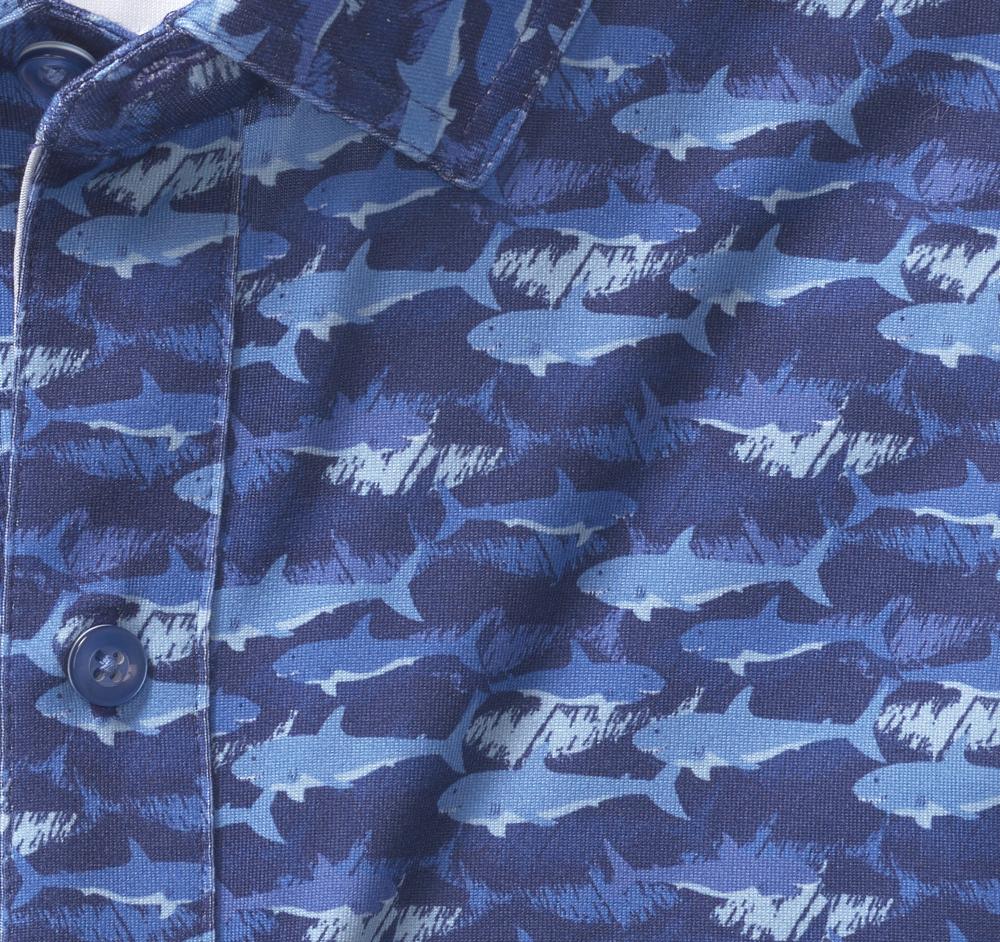 Johnston & Murphy XC4® Performance Shirt Navy Shark
