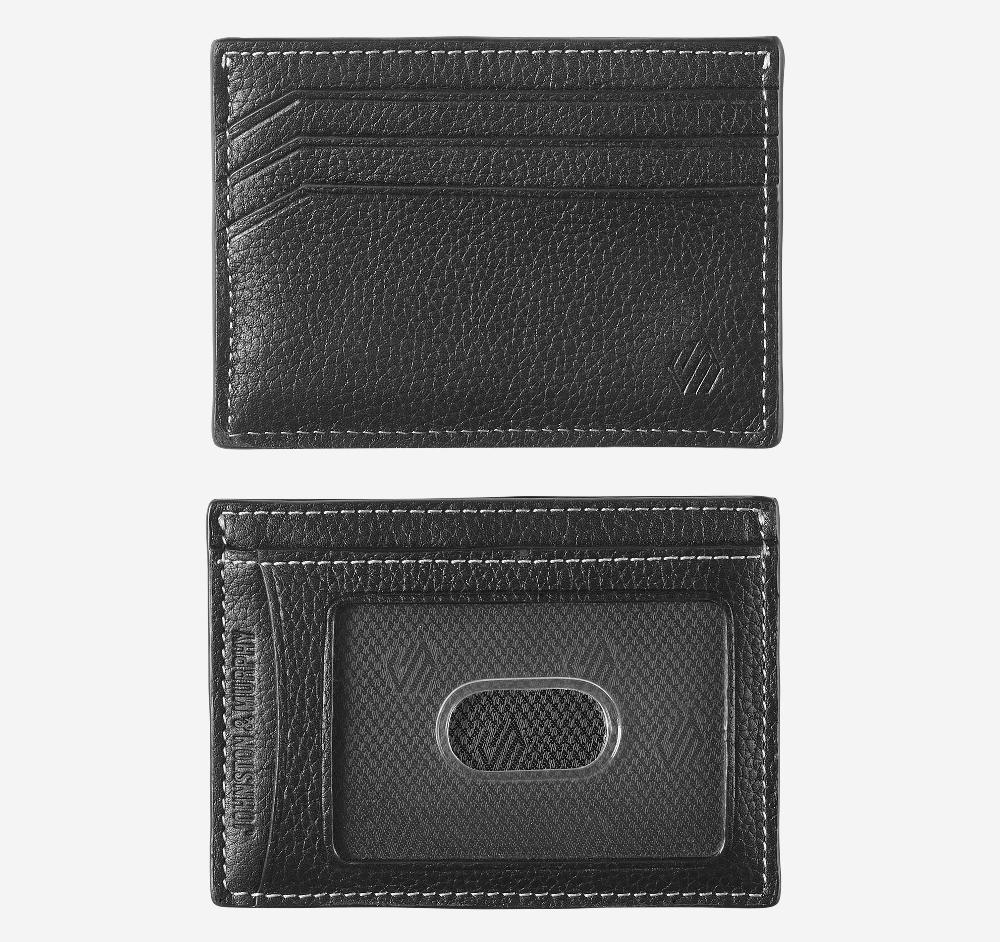 johnston & murphy Kingston Weekender Case Black Pebbled