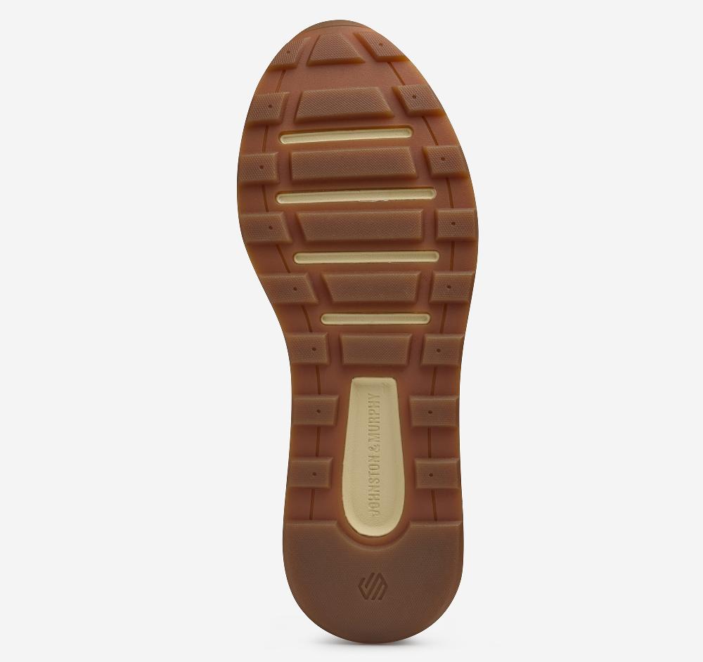 Johnston & Murphy Kinnon Perfed Jogger Olive Oiled Suede