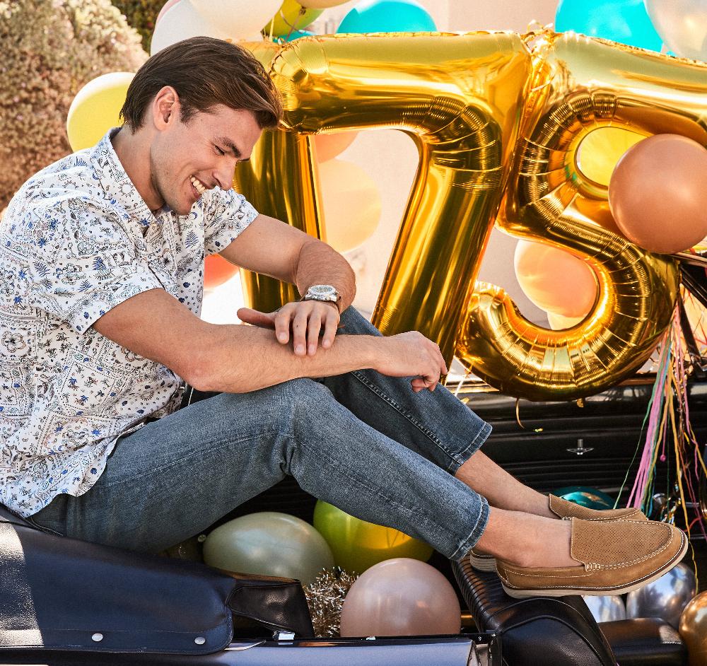 Johnston & Murphy Linen-Blend Short-Sleeve Print Shirt White/Multi Bandana