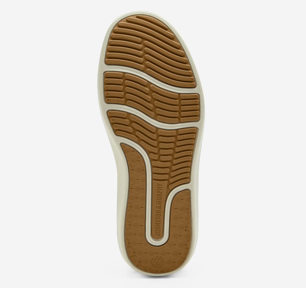Johnston & Murphy McGuffey 2 Plain Toe Brown Oiled Full Grain