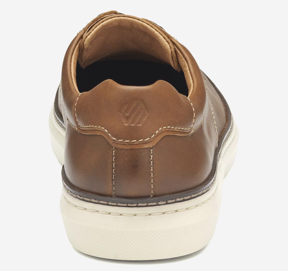 Johnston & Murphy McGuffey 2 Plain Toe Tan Full Grain