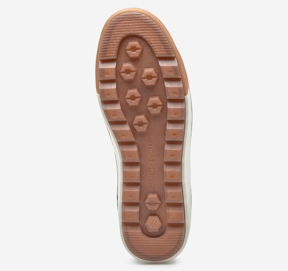 Johnston & Murphy McGuffey Lug Lace-To-Toe Tan Oiled Waterproof Full Grain