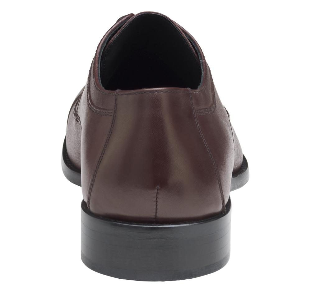 Johnston & Murphy Novick Cap Toe Burgundy Italian Calfskin