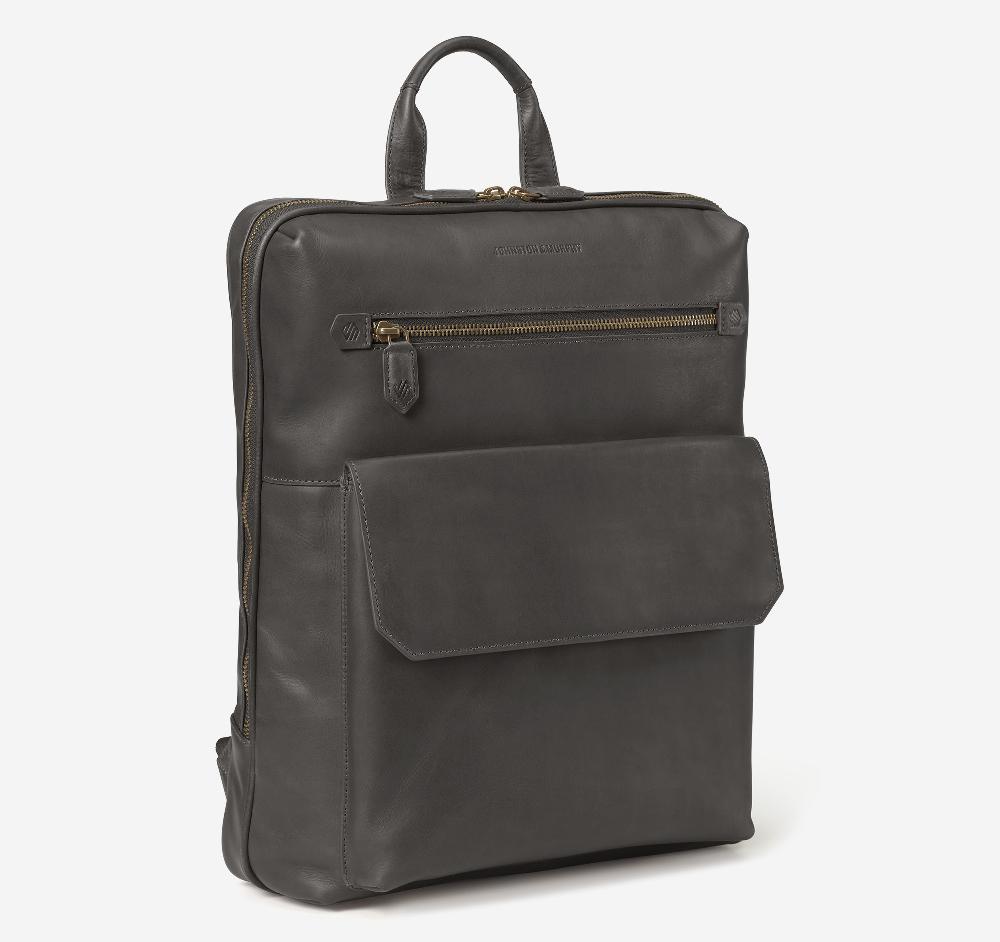 johnston & murphy Rhodes Commuter Backpack Black Full Grain