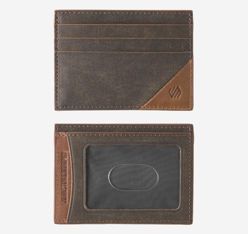 johnston & murphy Rhodes Weekender Case Brown/Tan Antique Cotton