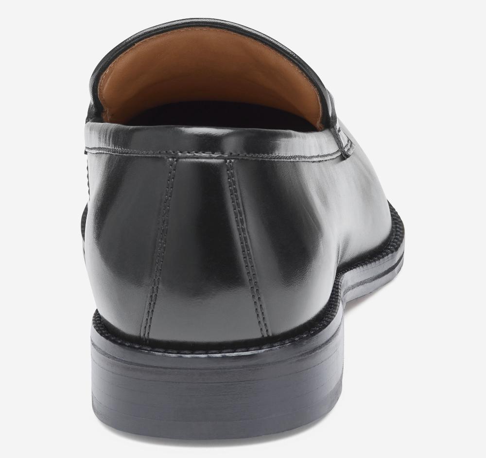 Johnston & Murphy Sullivan Bit Loafer Black Italian Calfskin