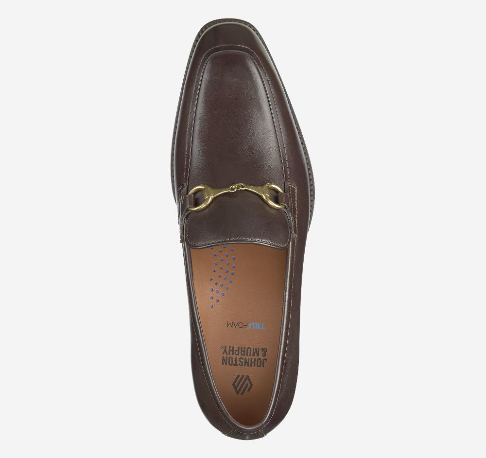 Johnston & Murphy Sullivan Bit Loafer Espresso Italian Calfskin