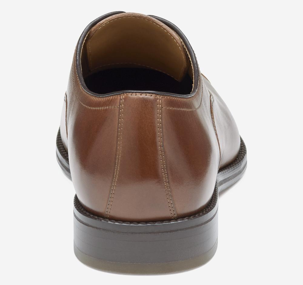 Johnston & Murphy Sullivan Cap Toe Tan Italian Calfskin