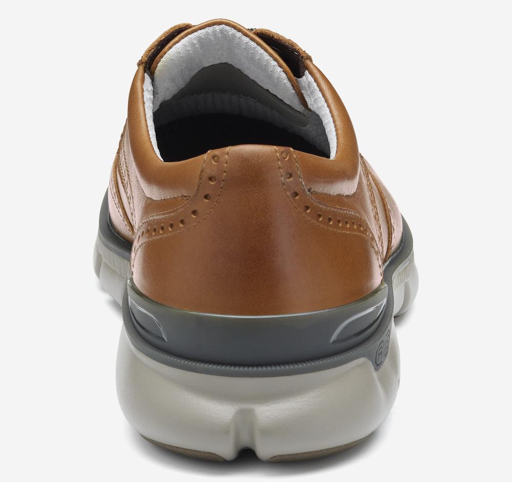 Johnston & Murphy Tanner Wingtip Tan Waterproof Full Grain