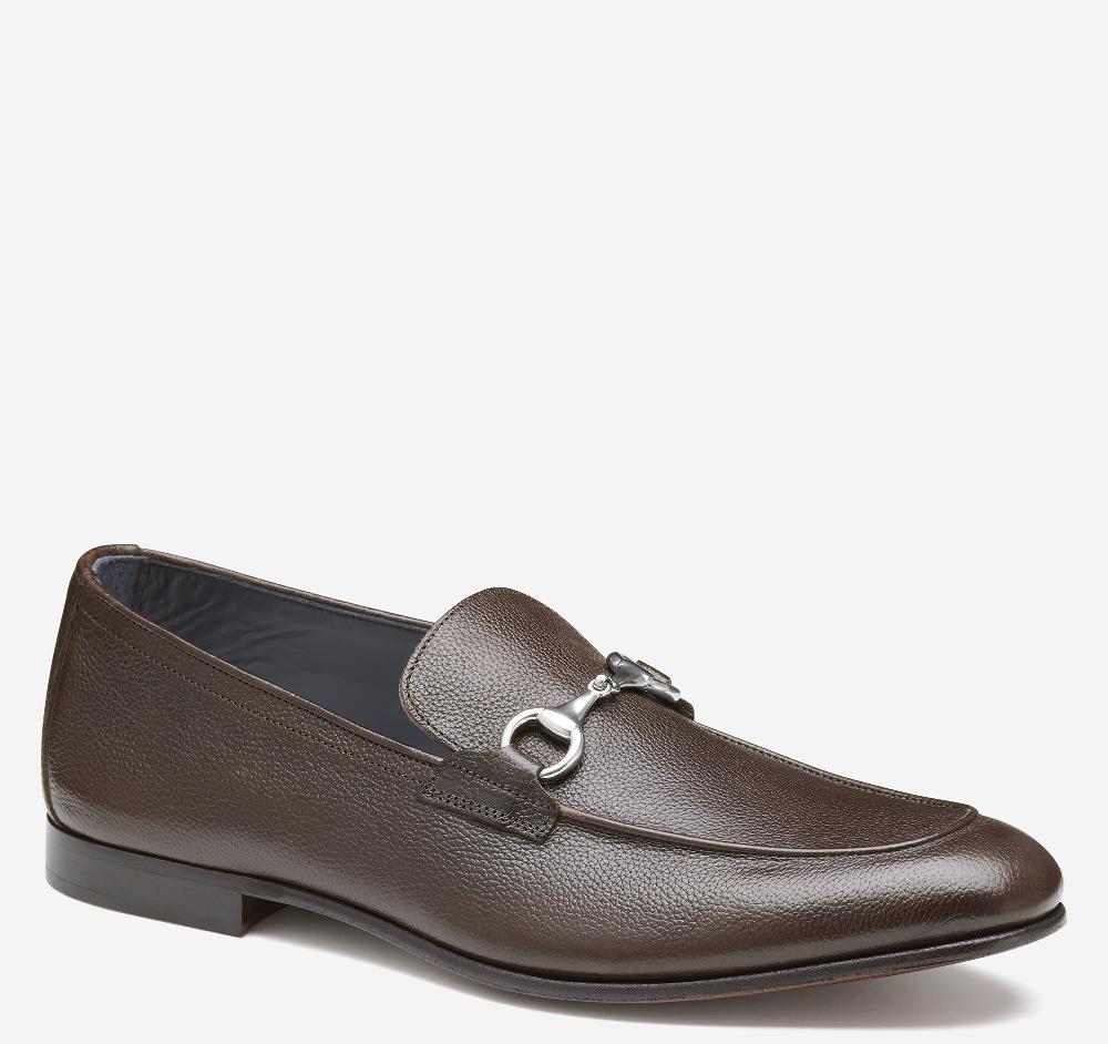 johnston & murphy Taylor Bit Loafer Brown Italian Calfskin
