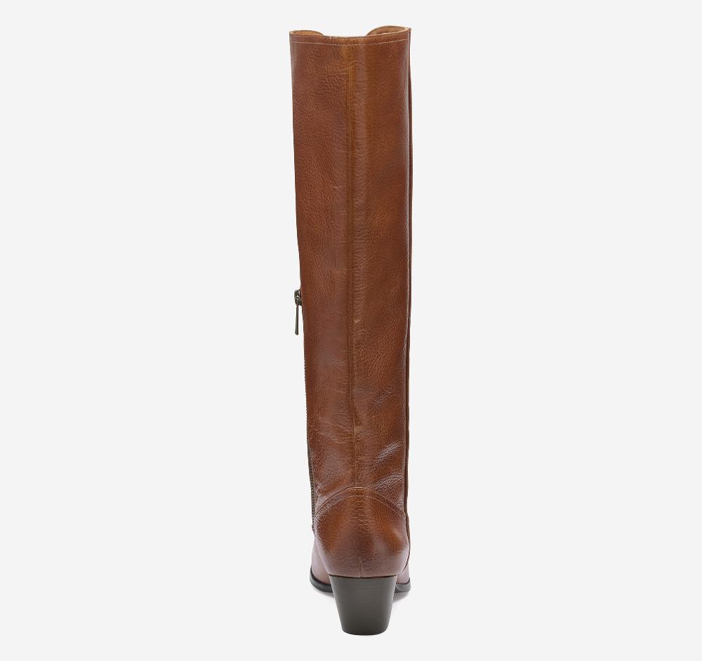 Johnston & Murphy Tristen Tall Boot Cognac Full Grain