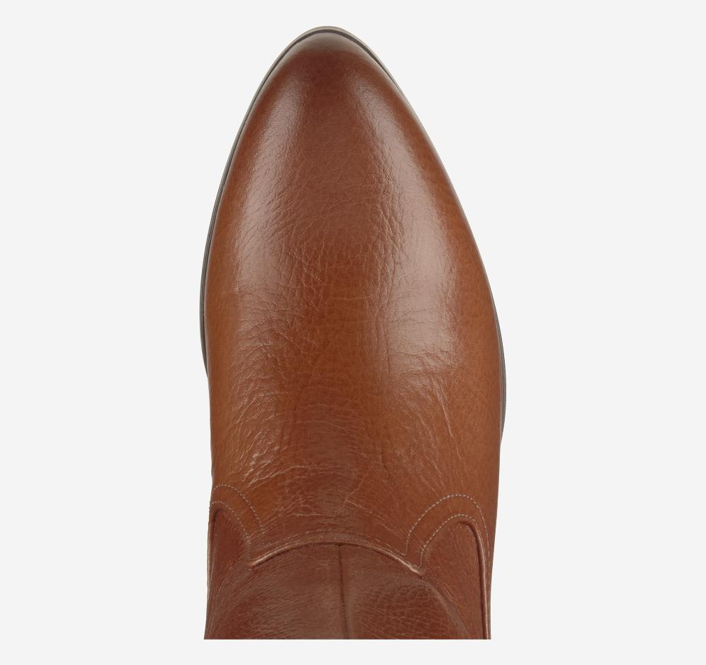 Johnston & Murphy Tristen Tall Boot Cognac Full Grain